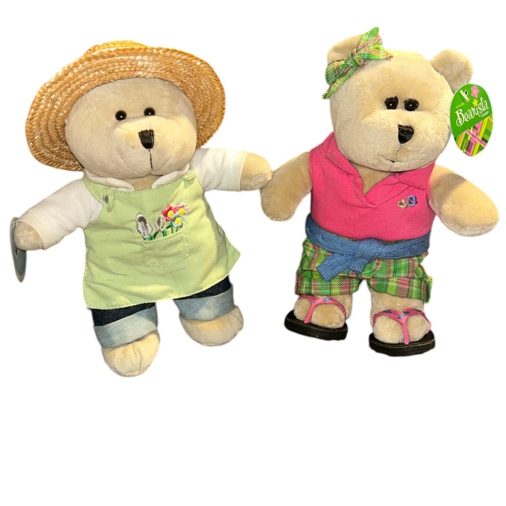 Vntg Starbucks Bearista Bear Spring/ Summer Ready